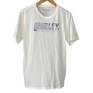 Hurley Dri-Fit Tshirt White Mens size Medium